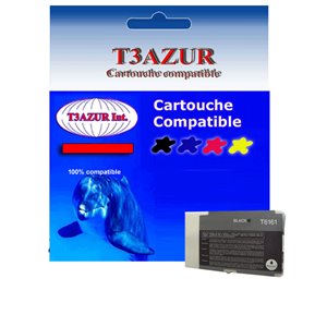 T3AZUR - Cartouche compatible EPSON T6161 (C13T616100) - Noire 3000 pages