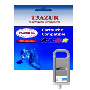 T3AZUR -  Cartouche compatible CANON  PFI-701 Cyan (700ml)