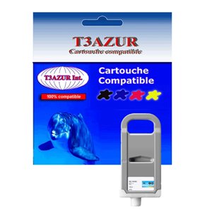 T3AZUR -  Cartouche compatible CANON  PFI-701 Photo Cyan (700ml)