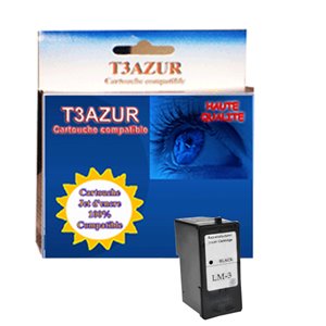 T3AZUR - Cartouche compatible Lexmark n°3 (18C1530E) - Noir