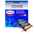 T3AZUR -Lot de 4 Toner générique pour DELL Laser 3130cn