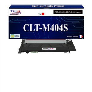 Toner compatible Samsung C483W, C483 , CLT404S Magenta +10f A6 brillantes-T3AZUR Toner compatible Samsung C483W, C483 , CLT404S Magenta +10f A6 brillantes-T3AZUR