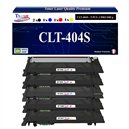 5 Toners génériques SAMSUNG CLT-K404 , CLT-C404, CLT-M404,  CLT-Y404, CLT404S Bk,C,M,Y  imprimante+20f A6 brillantes-T3AZUR