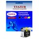T3AZUR - Cartouche compatible Brother LC12E (LC-12EBK) Noire