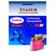 T3AZUR - Cartouche compatible Brother LC12E (LC-12EM) Magenta