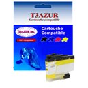 T3AZUR - Cartouche compatible Brother LC3233 (LC-3233Y) Jaune