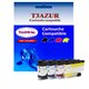 T3AZUR - Lot de 4 Cartouches compatibles Brother LC3233 (LC-3233)  XL 