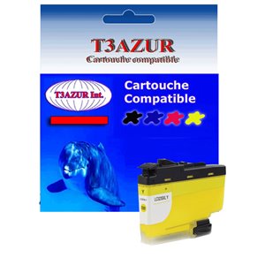 T3AZUR - Cartouche compatible Brother LC3235 (LC-3235Y)  XL Jaune