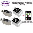 4 x Cartouches compatibles CANON  BCI11 / BCI-11 / BCI 11 
