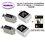 4 x Cartouches compatibles Canon BJC50, BJC50g, BJC55, BJC70, BJC80, BJ85, BN700C, BCI11 + 10f PPA6 -T3AZUR