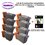 8 x Cartouches compatibles Canon BJC4000, BJC400j, BJC4100, BJC410j, BCI21, BCI24 +10f PPA6 -T3AZUR