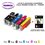  5 x Cartouches Compatibles Canon Pixma TS8151, TS8152, TS8250, TS8251, TS8252, PGI580, CLI851 XXL +10f PPA6 -T3AZUR