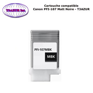 Cartouche générique Canon  iPF770, iPF780, iPF785, iPF 770, 780, 785, PFI 107 (6704B001) Matt +10f PPA6 -T3AZUR