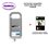 Cartouche compatible Canon  PFI706 , PFI-706, PFI 706 Cyan +10f PPA6 -T3AZUR