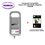 Cartouche compatible Canon iPF 8300, iPF 8300S, iPF 8400, iPF 8400S, PFI 706 Light Magenta +10f PPA6 -T3AZUR