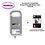 Cartouche compatible Canon iPF 8300, iPF 8300S, iPF 8400, iPF 8400S, PFI 706 Light Cyan +10f PPA6 -T3AZUR