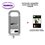 Cartouche compatible Canon  PFI706 , PFI-706, PFI 706 Noir +10f PPA6 -T3AZUR