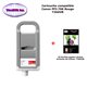 Cartouche compatible Canon iPF 8300, iPF 8300S, iPF 8400, iPF 8400S, PFI 706 Rouge +10f PPA6 -T3AZUR