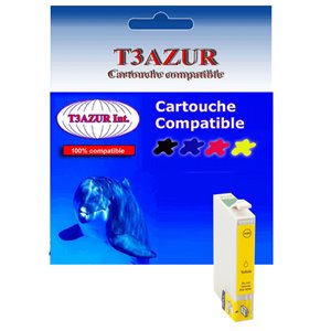 T3AZUR - Cartouche compatible Epson T0334 (C13T03344010) - Jaune