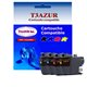 T3AZUR - Lot de 4 Cartouches compatibles Brother LC3217 XL (avec puce)