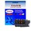 T3AZUR - Lot de 4 Cartouches compatibles Brother LC3217 XL (avec puce)