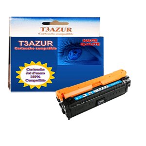 T3AZUR - Toner/Laser générique HP CE271A / HP 650AC Cyan