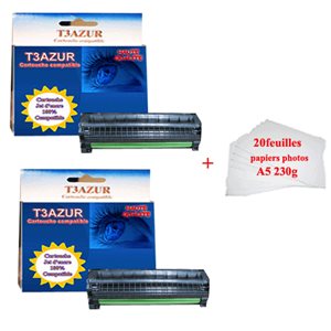 MLTD104S - Lot 2 Toner Samsung générique ML1660/1665+PA5 MLTD104S - Lot 2 Toner Samsung générique ML1660/1665+PA5