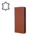 Etui en cuir véritable Smart Pro pour Samsung A80 / A90 marron