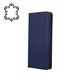 Etui en cuir véritable Smart Pro pour Samsung A80 / A90 bleu marine