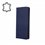 Etui en cuir véritable Smart Pro pour Samsung A80 / A90 bleu marine