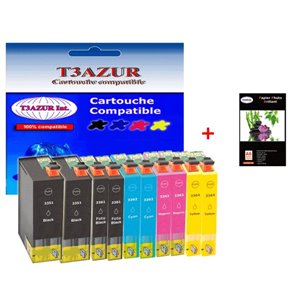 10 cartouches d'encre compatibles 33XL pour Epson Expression Premium XP-7100+10f PPA6