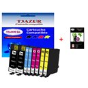 8 cartouches d'encre compatibles 33XL pour Epson WorkForce Pro WF-3720DWF+10f PPA6