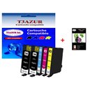 5 cartouches d'encre compatibles 33XL pour Epson WorkForce Pro WF-3720DWF+10f PPA6