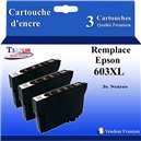 4 cartouches d'encre compatibles 603XL pour Epson WorkForce WF-2810DWF+10f PPA6
