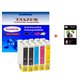 5 cartouches d'encre compatibles 603XL pour Epson WorkForce WF-2810DWF+10f PPA6