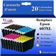 4 cartouches d'encre compatibles 603XL pour Epson WorkForce WF-2810DWF+10f PPA6