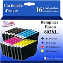4 cartouches d'encre compatibles 603XL pour Epson WorkForce WF-2810DWF+10f PPA6