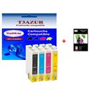 4 cartouches d'encre compatibles 603XL pour Epson WorkForce WF-2810DWF+10f PPA6