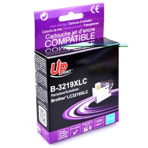 Uprint - Cartouche compatible Brother LC3219 XL Cyan