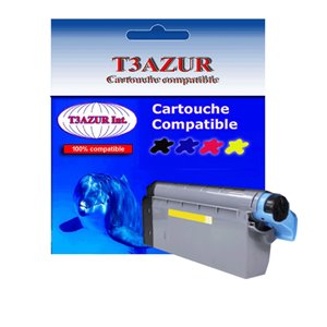 Toner compatible OKI Executive ES7411/ ES3032 Jaune