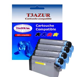 Lot de 4 Toners compatibles OKI Executive ES7411/ ES3032 
