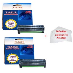 MLTD104S - Lot 2 Toner Samsung générique ML1660/1665+PA5