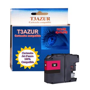 LC123XLM- Cartouche compatible pour Brother LC123 XL Magenta