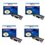 Lot de 4 Toner compatible Brother TN 320
