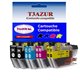T3azur 8 Cartouches d'encre compatibles pour Brother DCP-J572DW