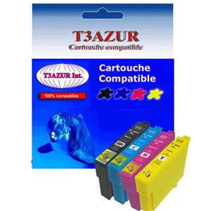 Lot de 10 cartouches d'encre compatibles 502XL