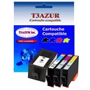 4 Cartouches compatibles H934XL / H935XL pour HP OfficeJet 6800 Series