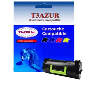 Toner compatible avec Lexmark MS317/ MX317/ MS417/ MX417/ MS517/ MS617/ MX517/ MX617 - 2 500 pages
