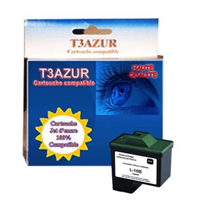 Cartouche compatible Lexmark 16 pour Lexmark Z611, Z612, Z615, Z617, Z640, Z645, Z647 - Noir - T3AZUR