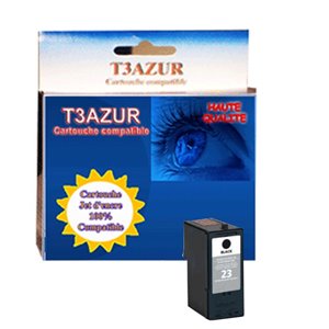 Cartouche compatible Lexmark 23 pour Lexmark Z1400, Z1420 - Noir - T3AZUR